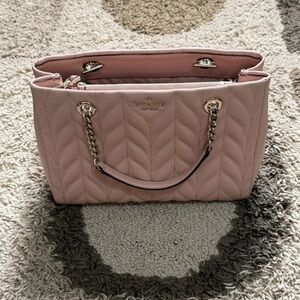 Kate Spade Crossbody handbag Blush Meena $459 Briar Lane Quilted Rosy Cheeks